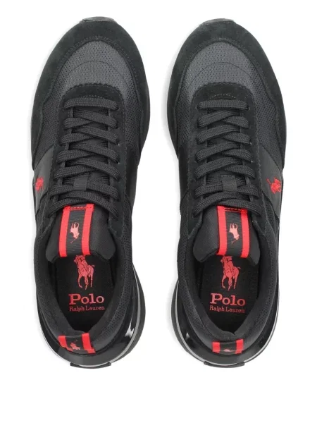 Tenisky Polo Ralph Lauren s výšivkou černé