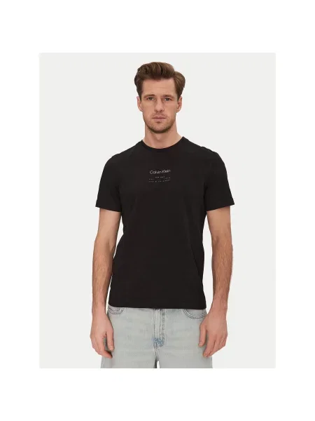 T-Shirt Calvin Klein μαύρο