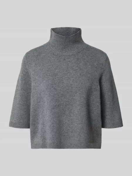 Sweter z dzianiny z domieszką kaszmiru Luisa Cerano
