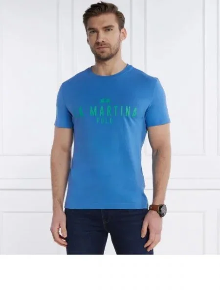 La Martina Tricou albastru