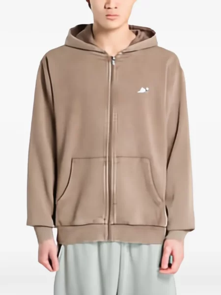 Суичър с качулка Ripndip с автограф кафяво
