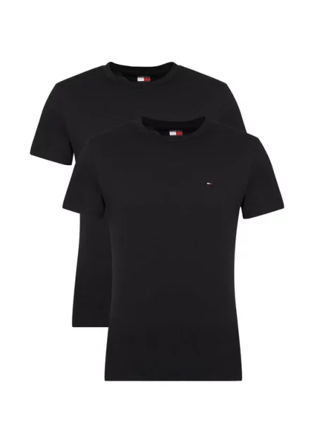 Tommy Jeans basic tričko pánske čierna