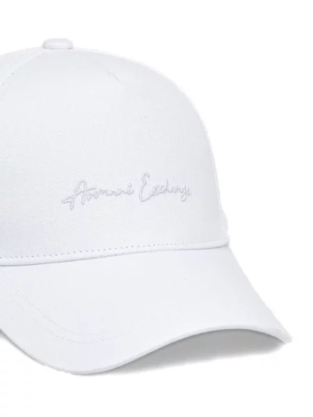 Șapcă Armani Exchange cu broderie alb