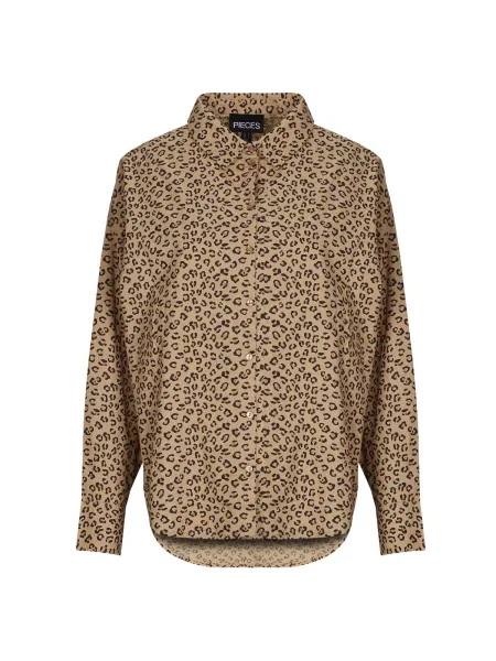 Bluza Pieces smeđa