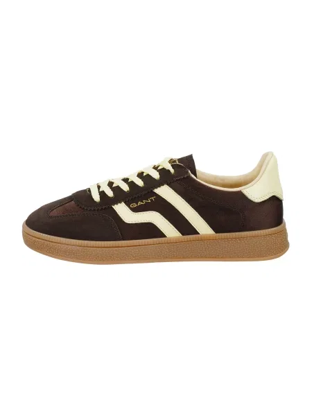 Sneakerși Gant din piele maro