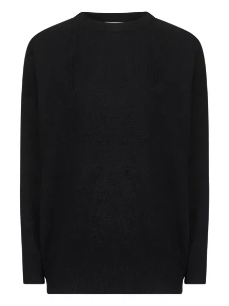 Pulover Brunello Cucinelli din cașmir cu decolteu rotund negru