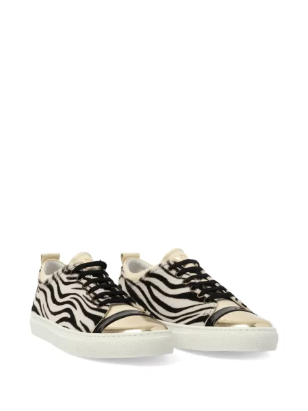 Sneakerși Lanvin cu imagine cu model zebră