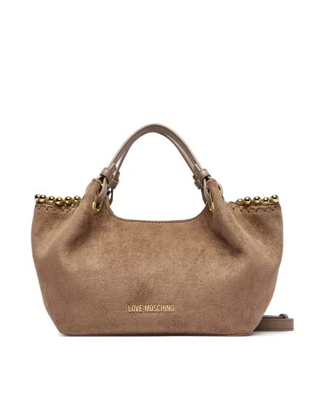 Τσάντα LOVE MOSCHINO μπεζ