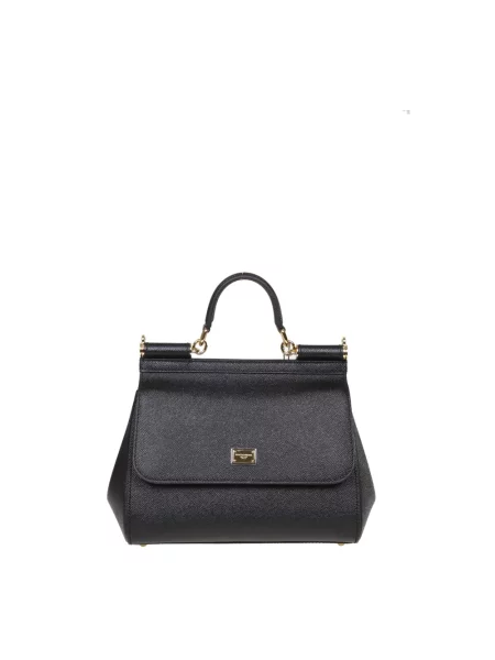 Torebka Dolce And Gabbana zamszowa czarna