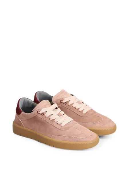 Sneakers Piumha Studio σουέντ ροζ