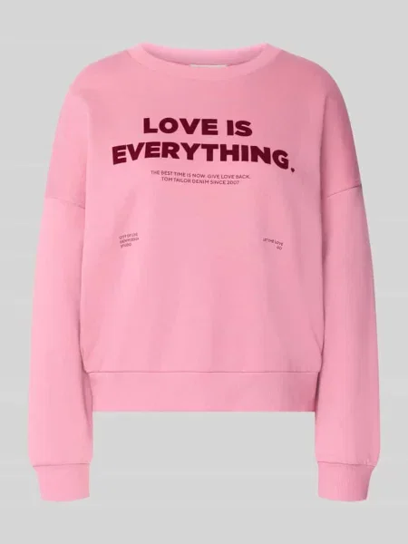 Bluza o kroju regular fit z czystej bawełny Tom Tailor Denim