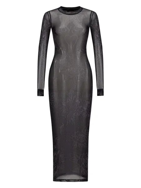 Ed Hardy Rochie Love Is Mystery' negru