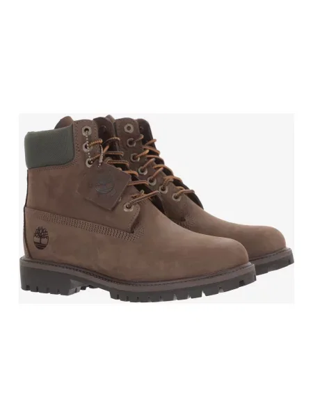 Botki Timberland zamszowe brązowe