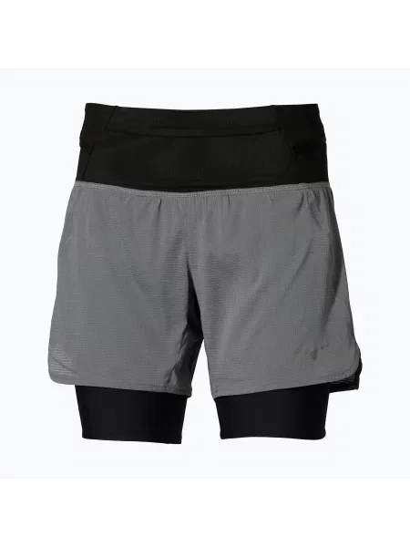 Spodenki do biegania Mizuno Trail Multipocket szare