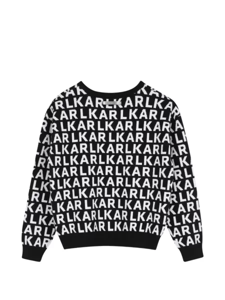 Pulover copii Karl Lagerfeld negru
