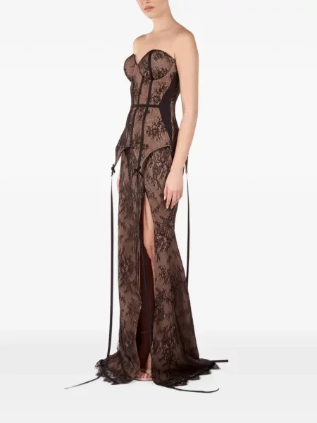 Rochie maxi Andreea Veneciuc din dantelă