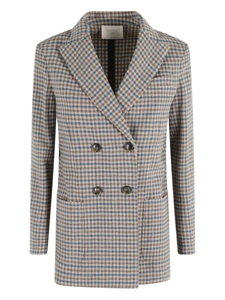 Sacou Circolo 1901 în carouri maro