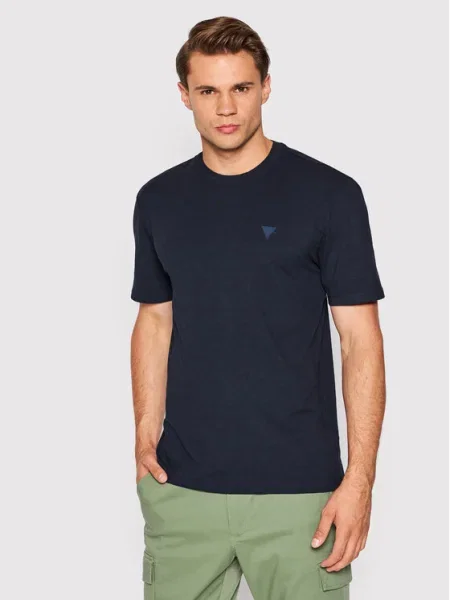 Tricou Guess scurt albastru