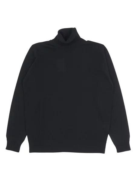 Golf sweter z golfem Filippo De Laurentiis wełniany niebieski