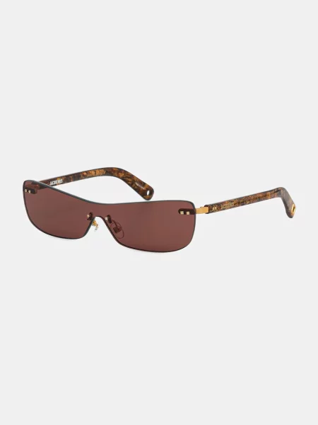 Jacquemus okulary przeciwsłoneczne MIRADA brązowy
