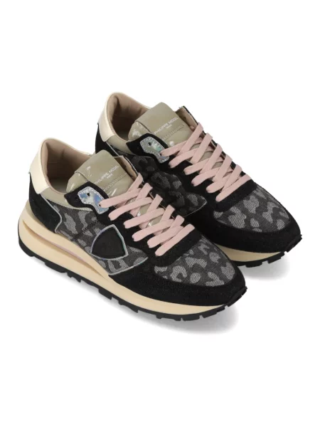 Sneakersy Philippe Model skórzane czarne