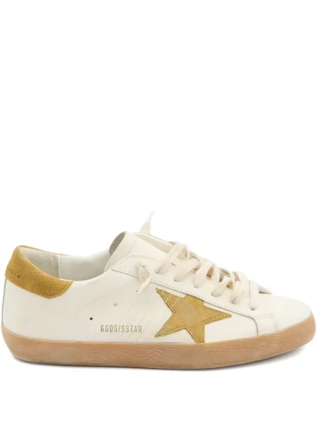 Sneakerși Golden Goose din piele alb