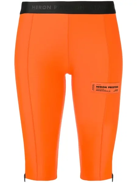 Ciclism pantaloni scurți pentru ciclism Heron Preston portocaliu