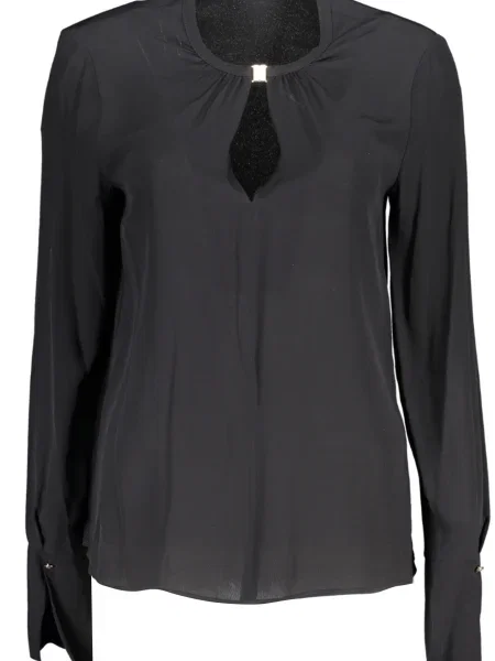 Cămașă Patrizia Pepe cu mâneci lungi lungă negru