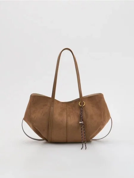 Reserved Сумка через плече коричневий