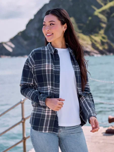 Lyanna koszula oversized Navy granatowa