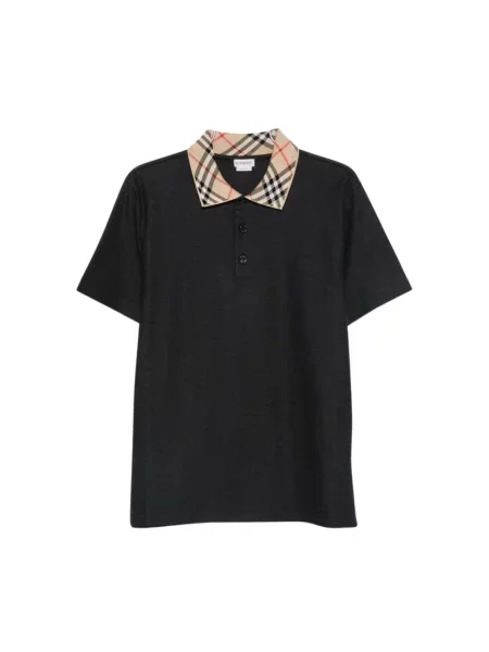 Koszulka polo Burberry niebieska