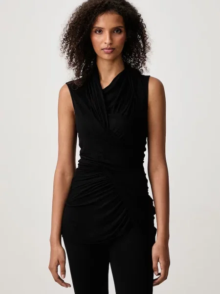 Rick Owens Lilies Magnetic top din vâscoză pentru femei