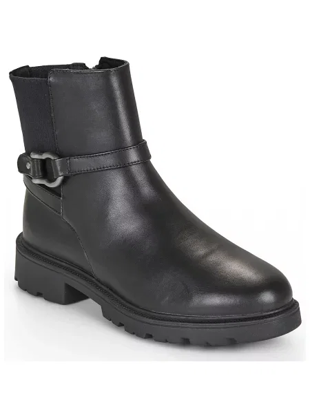 Kotníkové boty Clarks černé