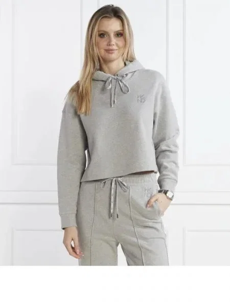 Weekend MaxMara Hanorac LIGHT GREY | Cropped Fit gri