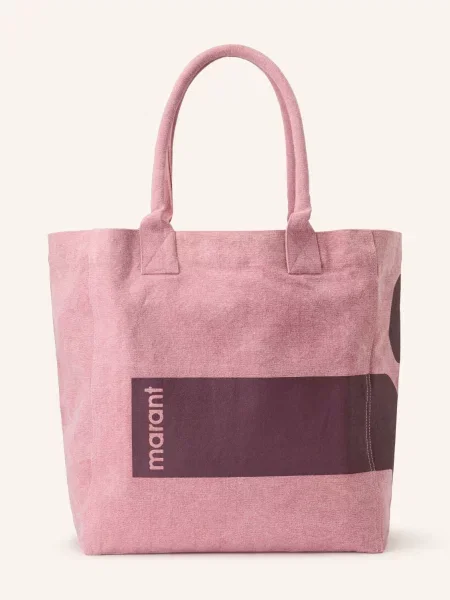 Isabel Marant Torba Na Zakupy Yenky rosa fioletowa