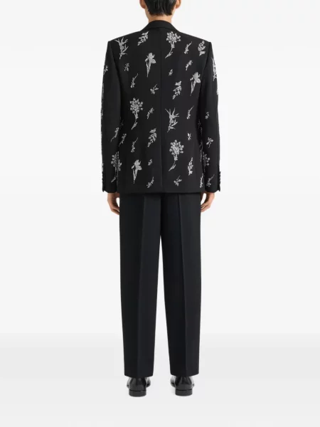 Vlněná bunda Givenchy černá