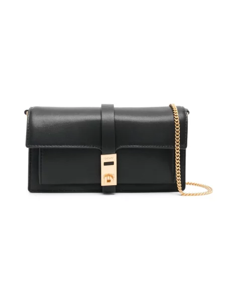 Kopertówka Dkny skórzana casual czarna