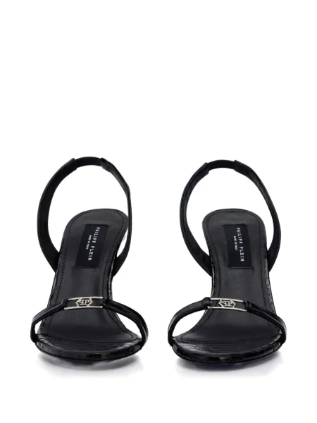 Sandale Philipp Plein cu imagine negru
