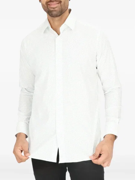 Костюм риза Scotch & Soda на точки бяло