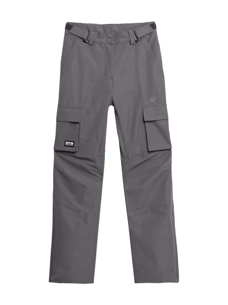 Snowboardové kalhoty 4F middle grey šedé
