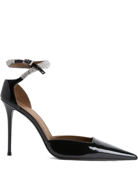 Pantofi cu toc Giuseppe Zanotti de cristal negru