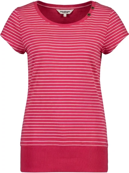 Alife & kickin Tricou AdelineAK P roz zmeură alb