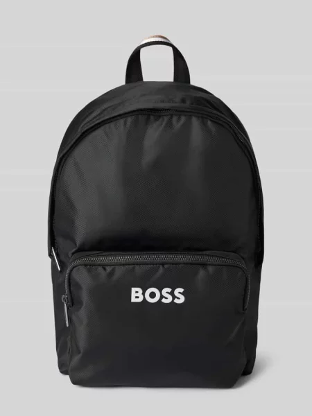 Plecak Hugo Boss z nadrukiem czarny