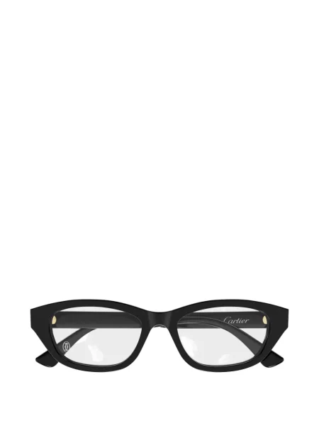 Ochelari de soare Cartier Eyewear cu autograf negru