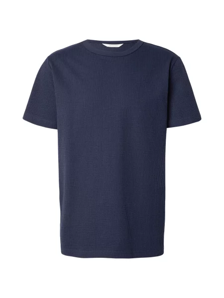 SELECTED Tricou SLHLEANDER noapte albastru
