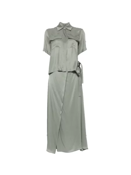 Rochie Lorena Antoniazzi plic de costum verde