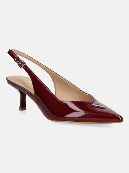 Guess pantofi cu stiletto din piele YANNICKE