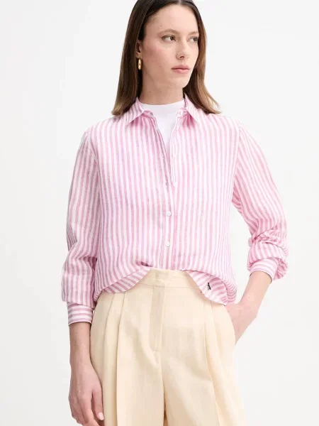 Weekend Max Mara len ing rózsaszín