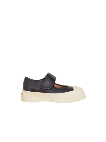 Sneakersy Marni skórzane czarne