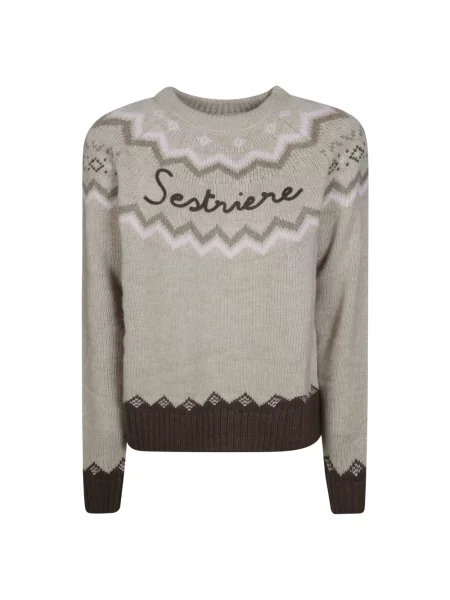 Sweter Mc2 Saint Barth beżowy